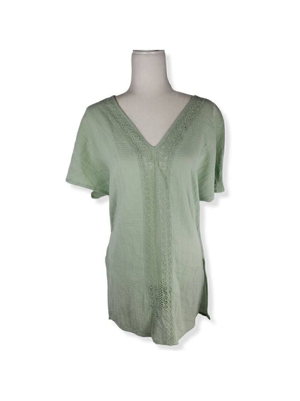 Kona Sol Green Beach Cover Up Small